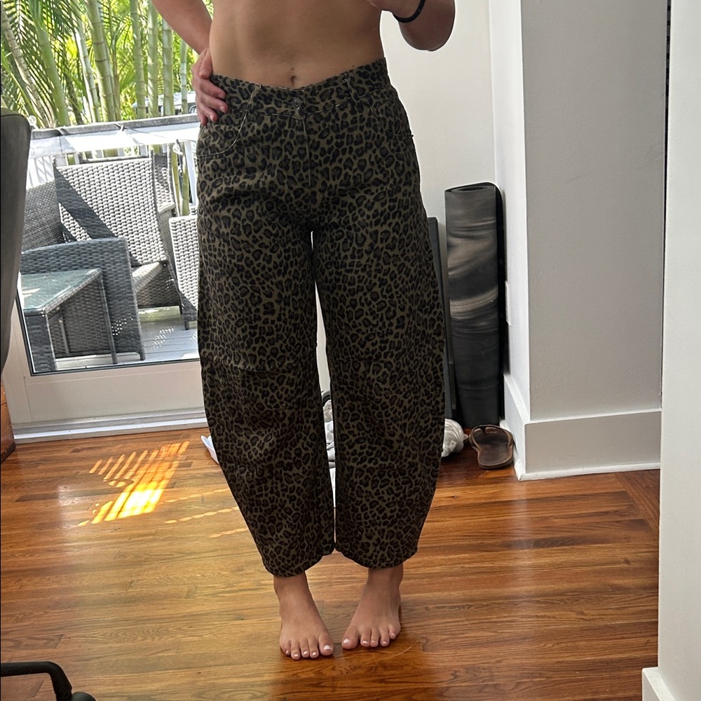 Leopard Print Women's Jeans
